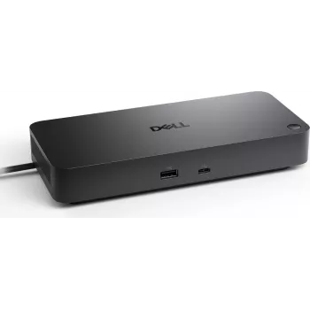 Dell Pro Dock WD25 Thunderbolt 4 dokkimisjaam, 130W toiteedastus, 8K, kahekordne 4K, must