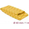 Delock 19605 Kuumakahanenuvtoru, X-mustriga libisemiskindel, 1 m x 40 mm, kollane