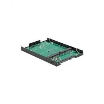Delock 2,5 inch SATA 22-piniline kahe mSATA RAID konverterkorpus 62594