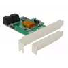 DeLOCK 4-porti SATA 6Gb/s PCIe 2.0 x1 kontrollerkaart Marvell 88SE9215-ga
