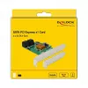 DeLOCK 4-porti SATA 6Gb/s PCIe 2.0 x1 kontrollerkaart Marvell 88SE9215-ga