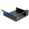 Delock 5,25-tolline metalline paigaldusraam Slim Bay mobiilse racki jaoks USB 5 Gbps (18006)