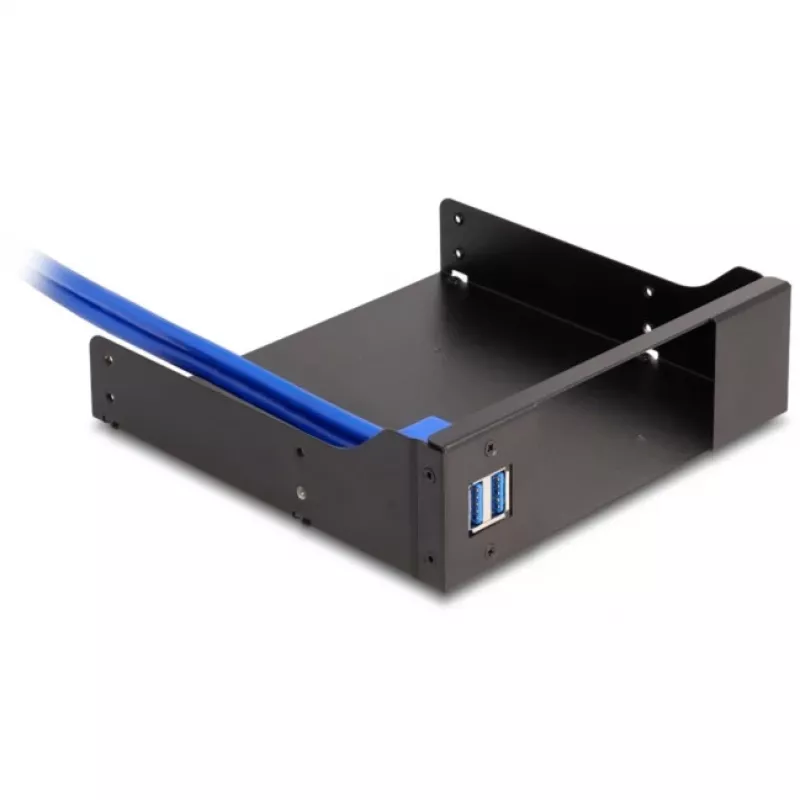 Delock 5,25-tolline metalline paigaldusraam Slim Bay mobiilse racki jaoks USB 5 Gbps (18006)