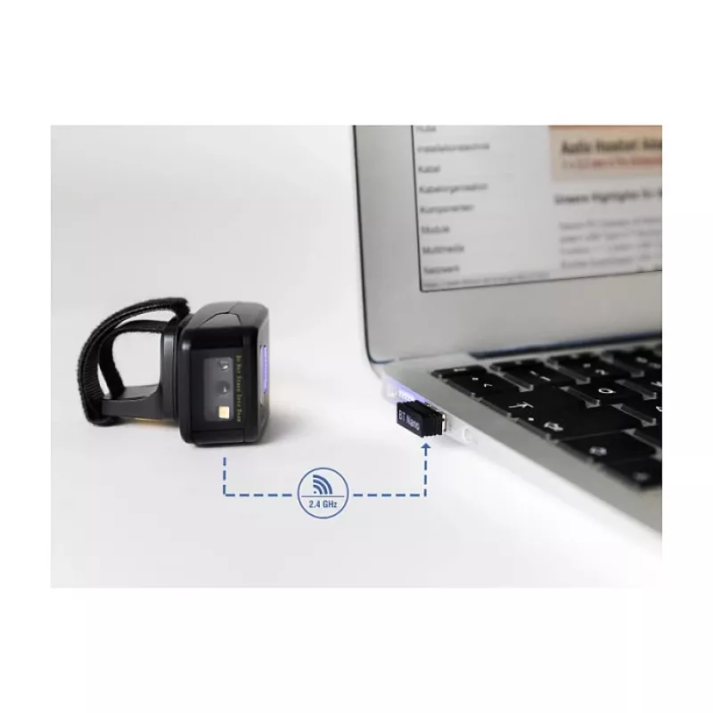 DeLOCK 90508 Kaasaskantav 1D/2D vöötkoodiskanner USB, 2,4 GHz RF ja Bluetooth 4.1