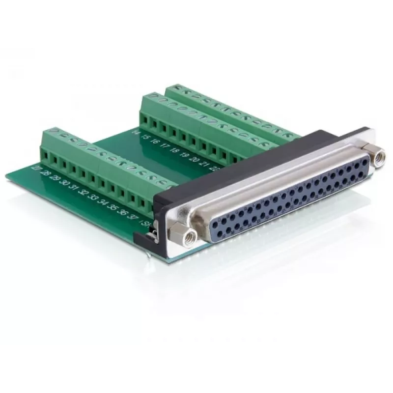 Delock adapter D-Sub 37-pin emane klemmliistule 65319