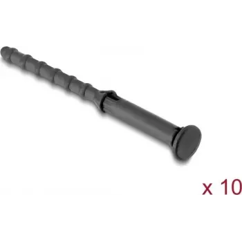 Delock vibratsioonivastased silikoonist ventilaatorikinnitused, 10-pack, must (62191)