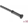 Delock vibratsioonivastased silikoonist ventilaatorikinnitused, 50 tk, must 60984