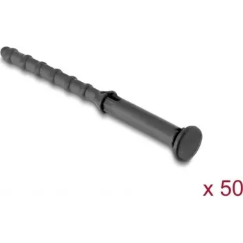 Delock vibratsioonivastased silikoonist ventilaatorikinnitused, 50 tk, must 60984