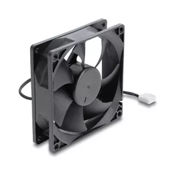 Delock aksiaalventilaator 48 V DC 92x92x25 mm 4-Pin PWM (67452), must