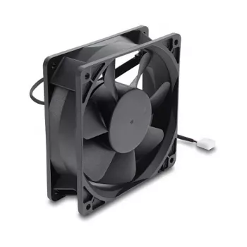 Delock Aksiaalventilaator 48V DC, 120x120x38mm, 4-Pin PWM, kuullaager, 3000 RPM, 170 m³/h, must