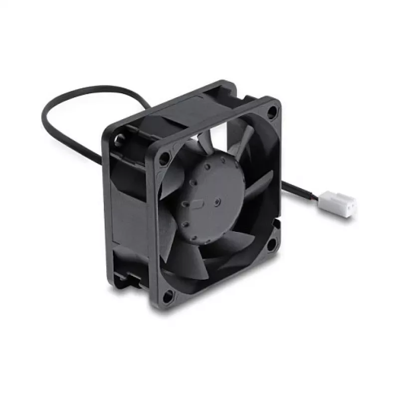 Delock Axial Ventilaator 48V DC 60x60x25mm 2-kontaktilise pistikuga, must