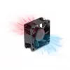 Delock Axial Ventilaator 48V DC 60x60x25mm 2-kontaktilise pistikuga, must