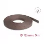 Delock kaablihaldusvarrukas, 12 mm, punutud, näriliste kindel, veniv, 5 m, pruun