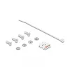 Delock D-tüüpi RJ45 paneelipesa Cat.6A STP LSA ühendusega ja IP66 kaitsekorgiga