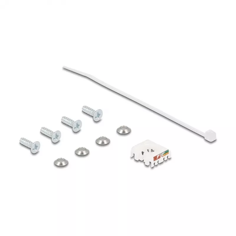 Delock D-tüüpi RJ45 paneelipesa Cat.6A STP LSA ühendusega ja IP66 kaitsekorgiga