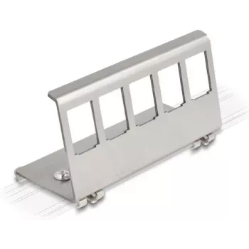 Delock DIN-liini kinnitusklamber 5 modulaarse sisestuse jaoks, hall 88141