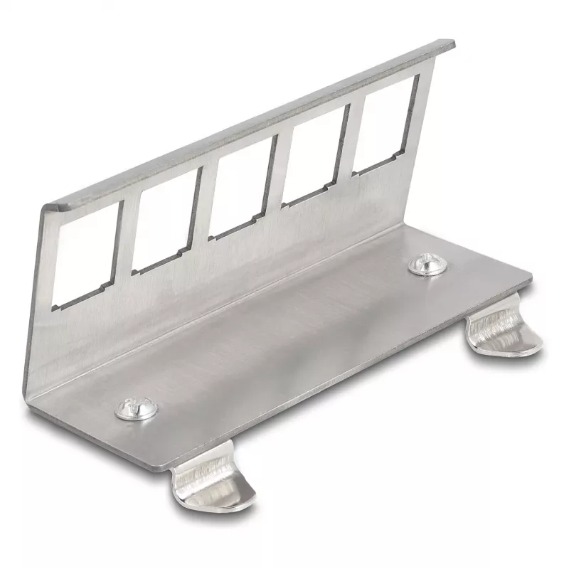 Delock DIN-liini kinnitusklamber 5 modulaarse sisestuse jaoks, hall 88141