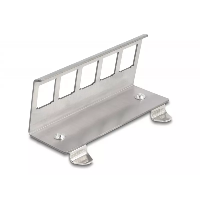 Delock DIN-liini kinnitusklamber 5 modulaarse sisestuse jaoks, hall 88141