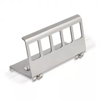 Delock DIN-liini kinnitusklamber 5 modulaarse sisestuse jaoks, hall 88141
