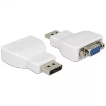 Delock DisplayPort 1.2 isane VGA emase aktiivne adapter valge 65568