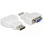 Delock DisplayPort 1.2 isane VGA emase aktiivne adapter valge 65568