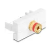 Delock Easy 45 moodul klemmliistalt keermestatud pesale punane valge (90901)