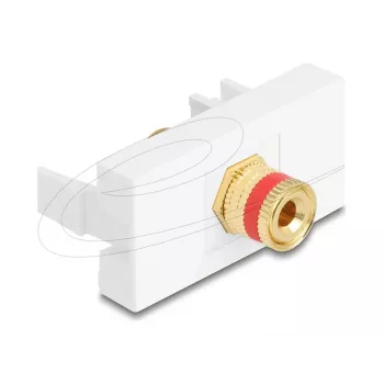 Delock Easy 45 moodul klemmliistalt keermestatud pesale punane valge (90901)