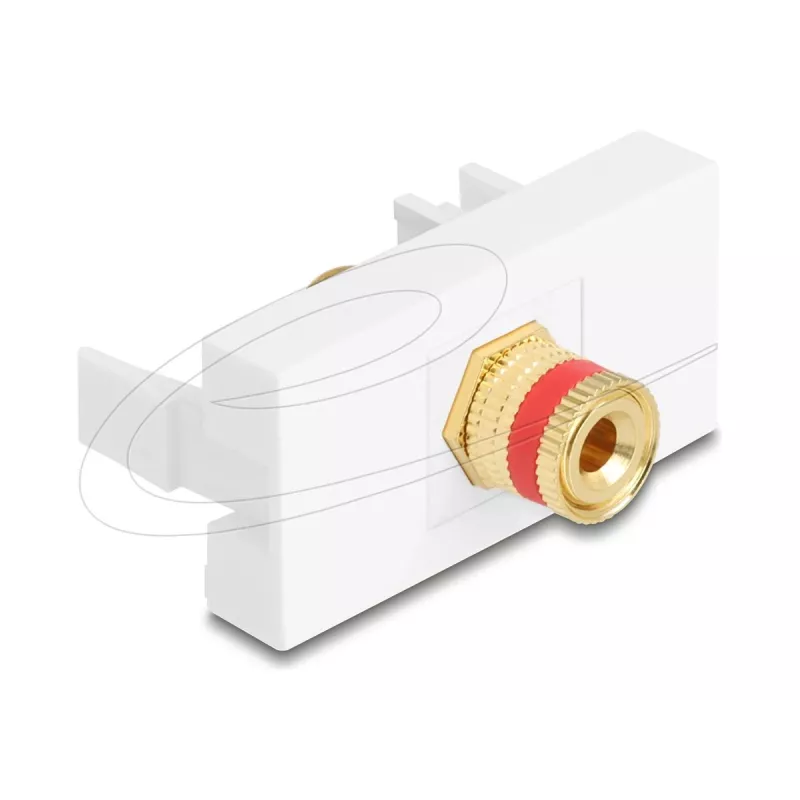 Delock Easy 45 moodul klemmliistalt keermestatud pesale punane valge (90901)