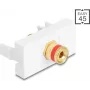 Delock Easy 45 moodul klemmliistalt keermestatud pesale punane valge (90901)