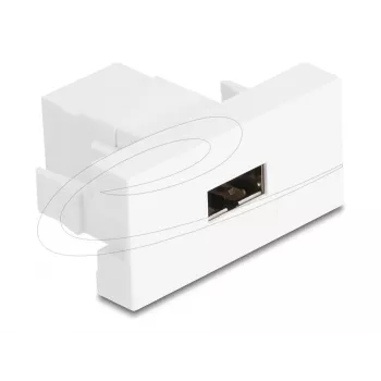 Delock Easy 45 moodul EASY-USB 2.0 Type-A emane EASY-USB Type-A emane valge 90866