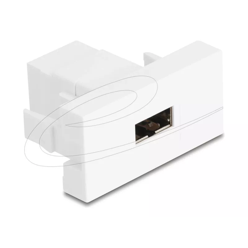 Delock Easy 45 moodul EASY-USB 2.0 Type-A emane EASY-USB Type-A emane valge 90866