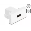 Delock Easy 45 moodul EASY-USB 2.0 Type-A emane EASY-USB Type-A emane valge 90866