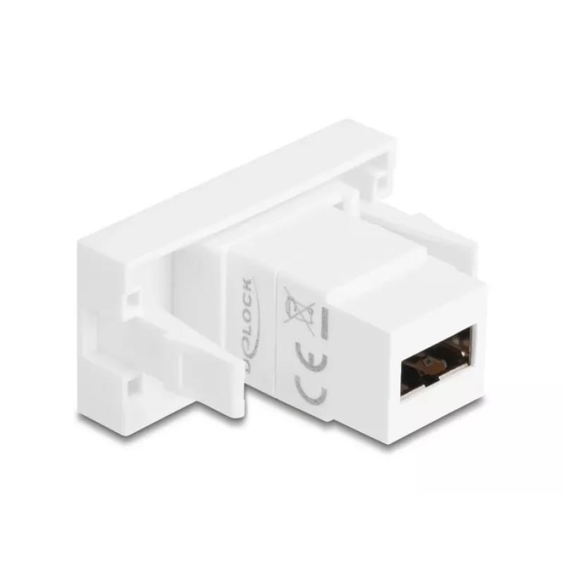 Delock Easy 45 moodul EASY-USB 2.0 Type-A emane EASY-USB Type-A emane valge 90866