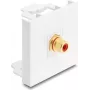 Delock Easy 45 moodul RCA emane RCA emasele kullatud punane/valge (91818)