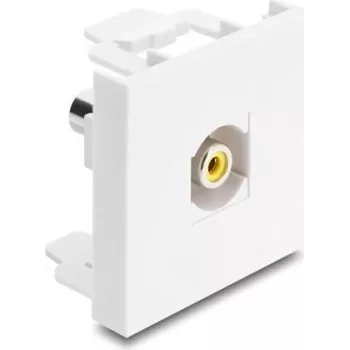 Delock Easy 45 moodul RCA emane RCA emasele kollane / valge 91814