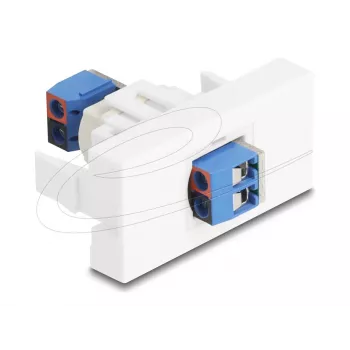 Delock Easy 45 moodul klemmliist valge (90912)