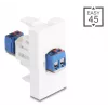 Delock Easy 45 moodul klemmliist valge (90912)
