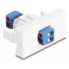 Delock Easy 45 moodul klemmliist valge (90912)