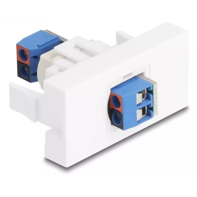 Delock Easy 45 moodul klemmliist valge (90912)