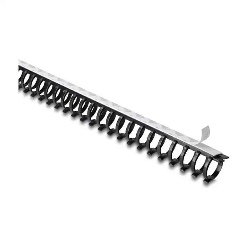Delock painduv kaablirenn isekleepuv ja kruvitav 25 x 26 mm - pikkus 50 cm must