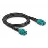 Delock HDMI adapterkaabel Micro HDMI isane 4x HDMI emane 1 m must 90340