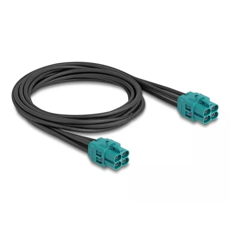 Delock HDMI adapterkaabel Micro HDMI isane 4x HDMI emane 1 m must 90340