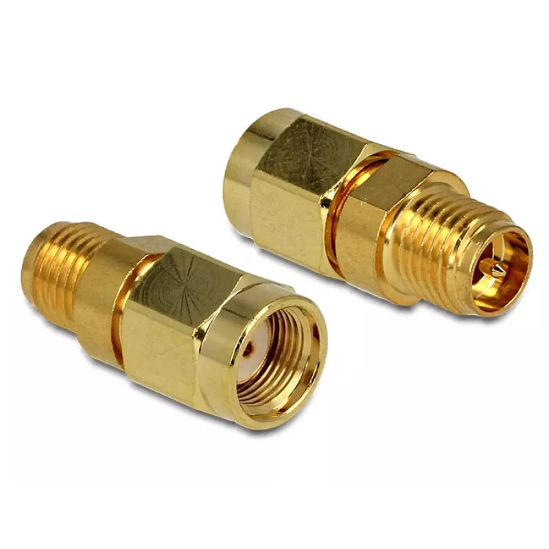 DELOCK HF RP-SMA pistik erikeermega (meetriline) > RP-SMA pesa
