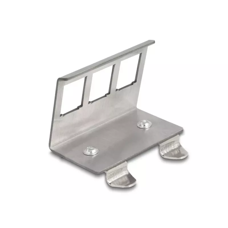 Delock Keystone metallhoidik 3 porti DIN-liinile (88139)