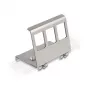 Delock Keystone metallhoidik 3 porti DIN-liinile (88139)