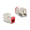 Delock Keystone moodul RJ-45 emane LSA emane STP CAT 6a, 8-pakk (hall, sinine, kollane, punane, roheline, oranž, violetne, neoonkollane) 87896