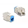 Delock Keystone moodul RJ-45 emane LSA emane STP CAT 6a, 8-pakk (hall, sinine, kollane, punane, roheline, oranž, violetne, neoonkollane) 87896