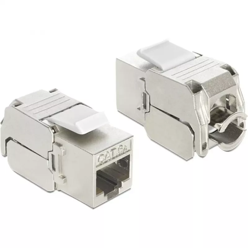 Delock Keystone moodul RJ45 emane LSA Cat.6A STP