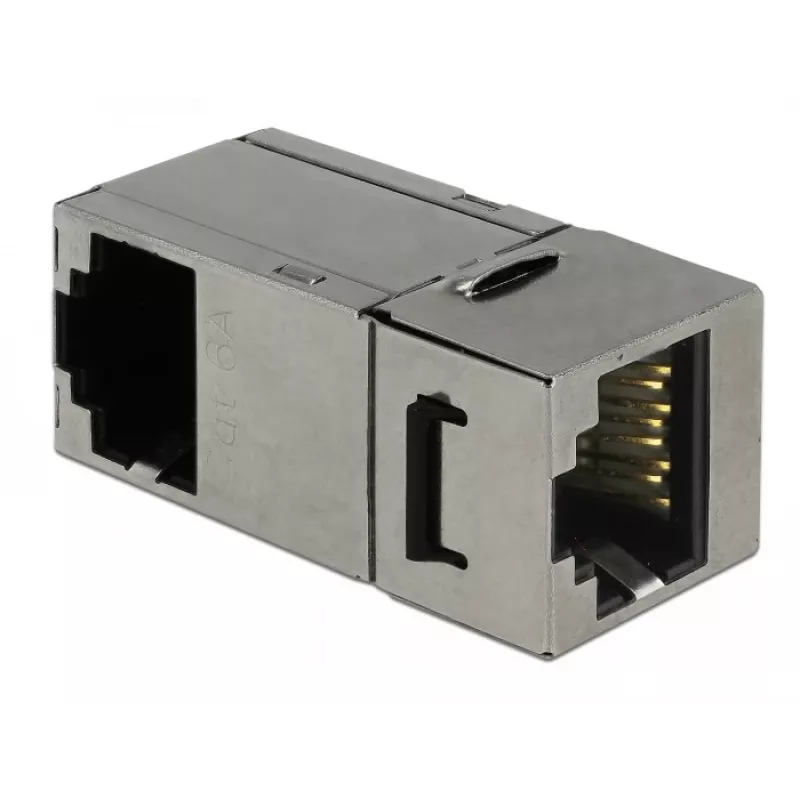 Delock Keystone moodul RJ45 emane - RJ45 emane Cat.6 STP 90° 86371