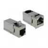 Delock Keystone moodul RJ45 emane - RJ45 emane Cat.6 STP 90° 86371